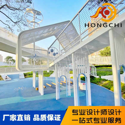景觀廊橋（qiáo）組合滑梯