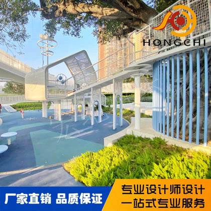 景觀廊橋組合滑梯